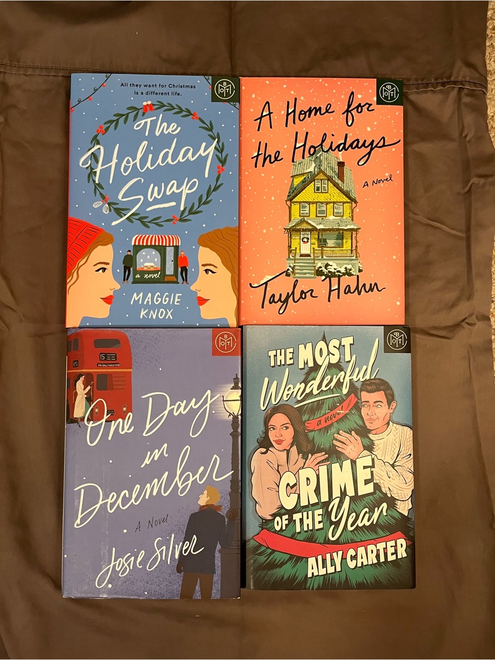 Holiday Paperback Book Set - Assorted Covers (Blue, Orange, Purple, Teal)